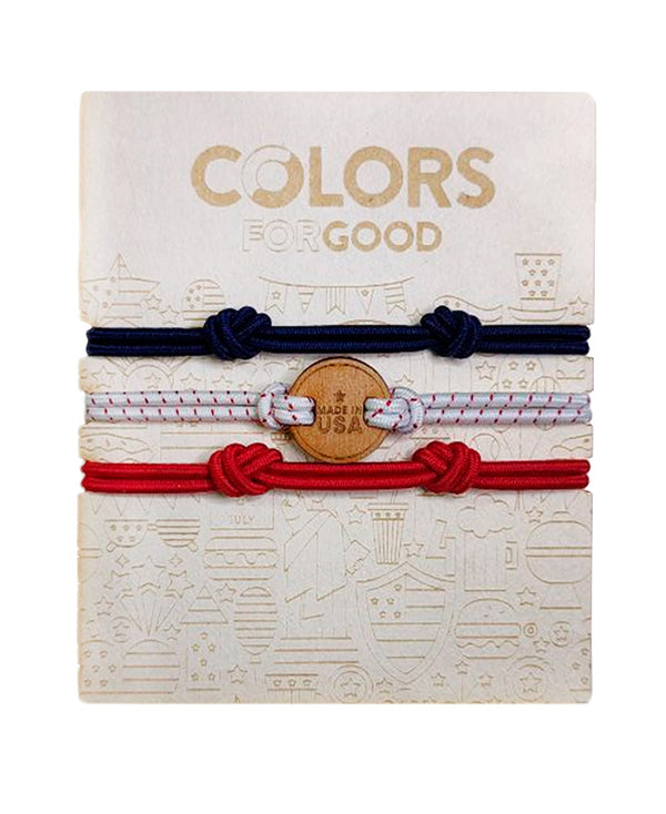 4th of July - Independence Trio Bracelets